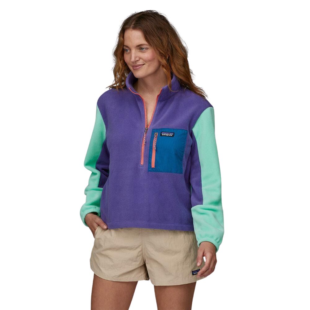 Patagonia Women's Microdini 1/2-Zip Fleece Pullover (Perennial Purple) -  Summits Outdoor