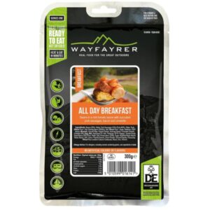 Wayfayrer Vegetarian All Day Breakfast – Outdoor Camping Ready to Eat Meal Pouch