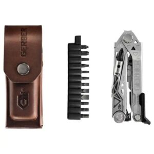 Gerber Centre-Drive Plus Multi Tool with Bit Kit and Premium Leather Sheath