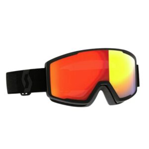 Scott Factor Pro Snow Sports Goggles (Mineral Black/Enhancer Red Chrome)