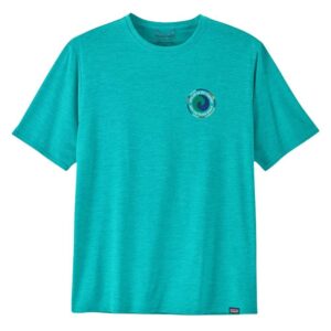 Patagonia Men’s Capilene Cool Daily Graphic Shirt (Unity Fitz: Subtidal Blue X-Dye)