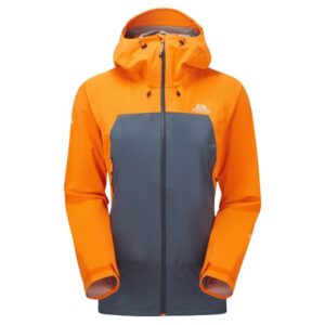 Mountain Equipment Women’s Firefox Goretex Waterproof Jacket – 10 (Dusk/Ember)