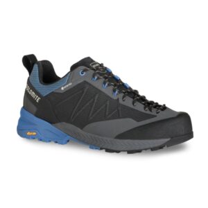 Dolomite Men’s Crodarossa Tech Gore-Tex Shoe (Anthracite Grey/Blue)